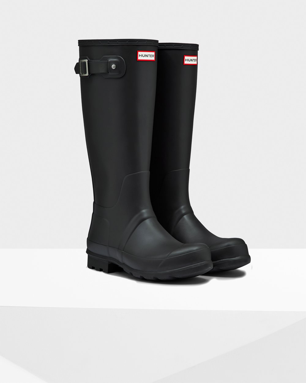 Botas de Lluvia Altas Hunter Hombre - Original - Negros - KUDRMFE-53